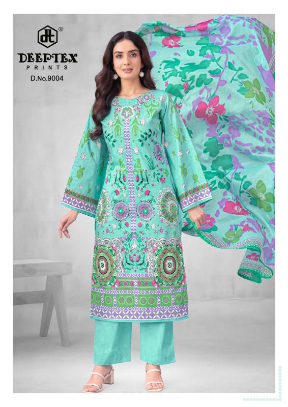 Deeptex roohi zara vol-9 cotton dress material wholesale shop